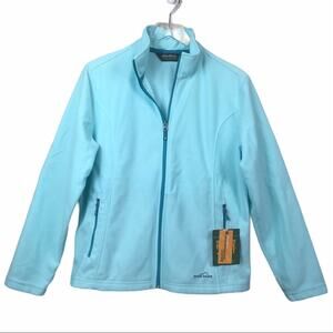 Eddie Bauer Honeycomb Women's Fleece Zip Up Jacket New X-Large